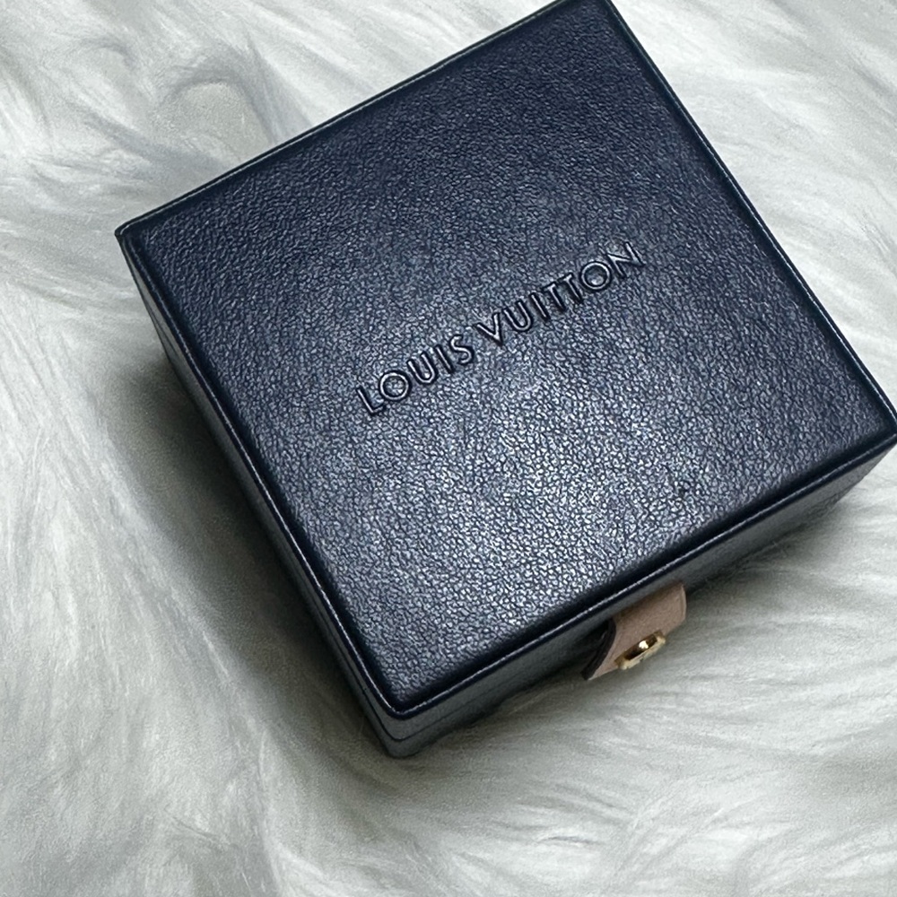 Louis Vuitton Navy Leather Watch Box